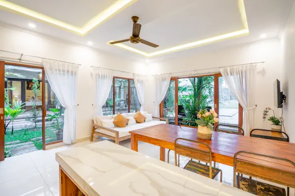 Living room — Insenja Villa Ubud, Bali
