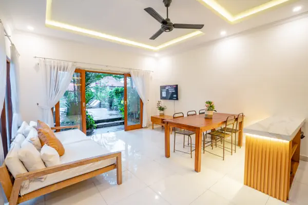 Living room — Insenja Villa Ubud, Bali