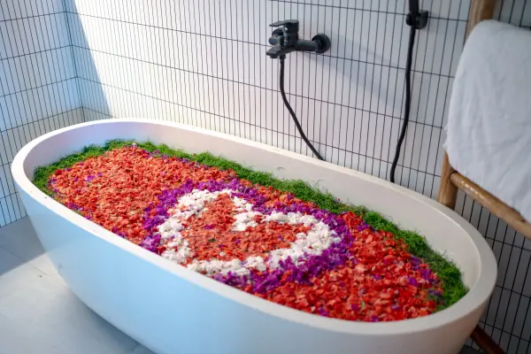 Flower bath — The Caka Ubud, Bali