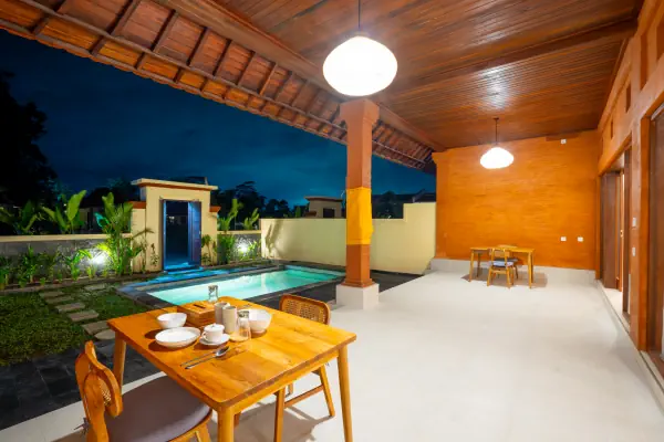 Terrace — The Jinggo 2 Bedroom Private Villa Ubud, Bali