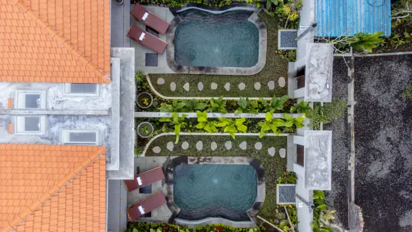 Aerial view — The Jatu Ubud, Bali