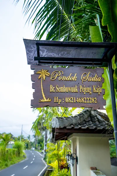 Entrance and parking — Villa Sadia Ubud, Bali